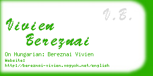 vivien bereznai business card